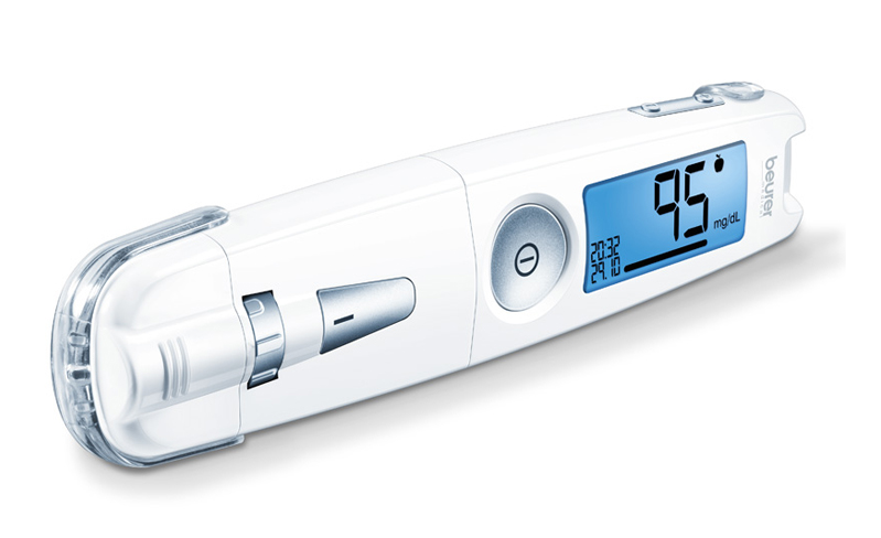 Glucómetro Medidor De Nivel Azucar en Sangre - Glucemia P/ Diabetes GL44  Beurer