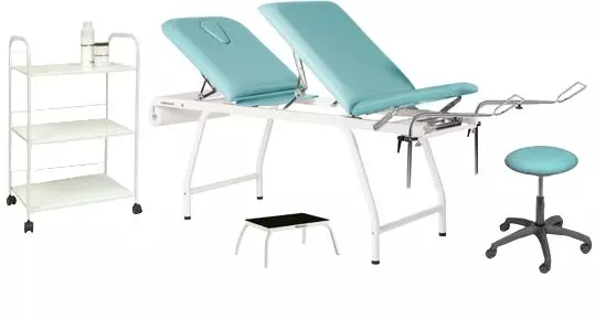 PACK04 paquete de muebles Ecopostural mesa fija de ginecología C4582